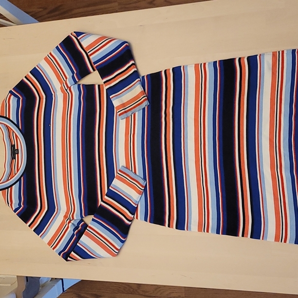 Tommy Hilfiger Dresses & Skirts - NWOT Tommy Hilfiger Long Sleeve Bold Ribbed Striped Sweater Dress